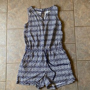 New York & Company Patterned Romper
